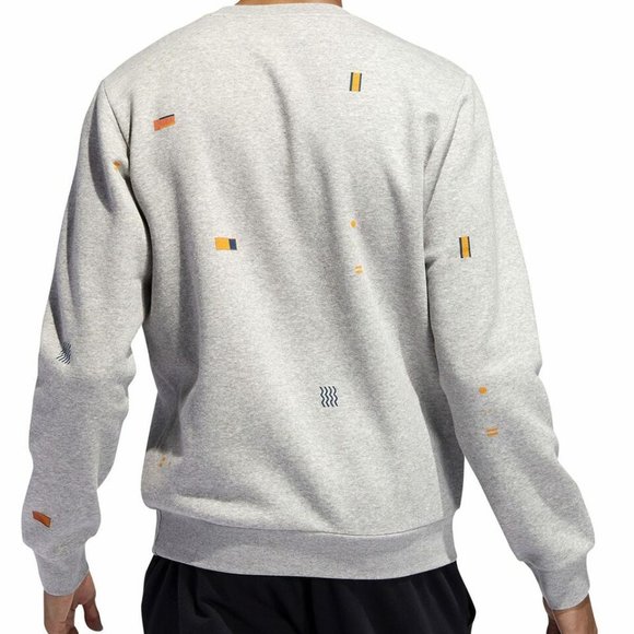 Adidas Men's GRAY Global Citizens Comfy Crew Sweatshirt Sze 2XL ED8323 - Picture 4 of 4